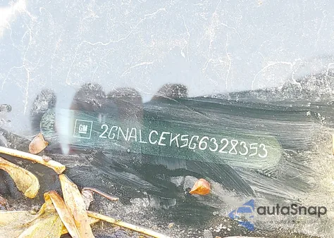 2016 Chevrolet Equinox Lt из США, поврежденный, VIN 2GNALCEK5G6328353